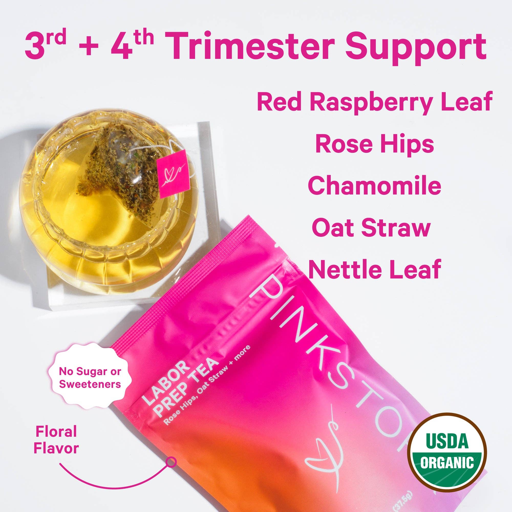 Pink Stork - Wholesale Nursing Tea - Maternity - Labor Prep Tea8