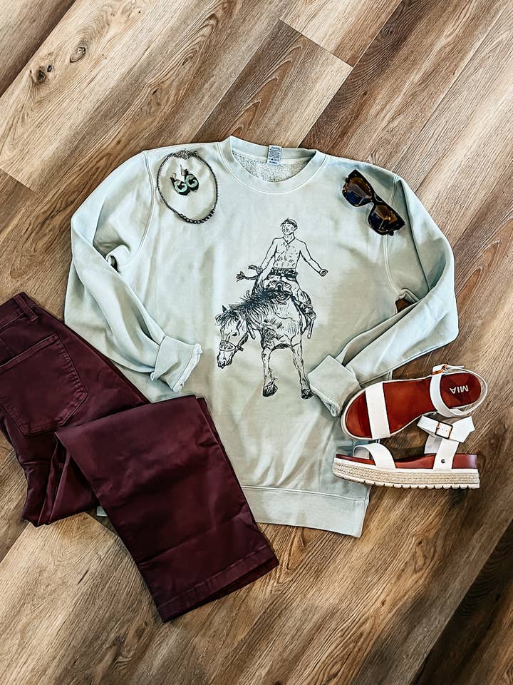 You Don't Wanna Buck With Me Crewneck for wholesale by SRM Custom Art & Design