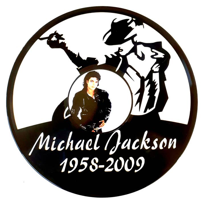 Vinyl Record Art with sticker - Michael Jackson for wholesale by Broken Record
