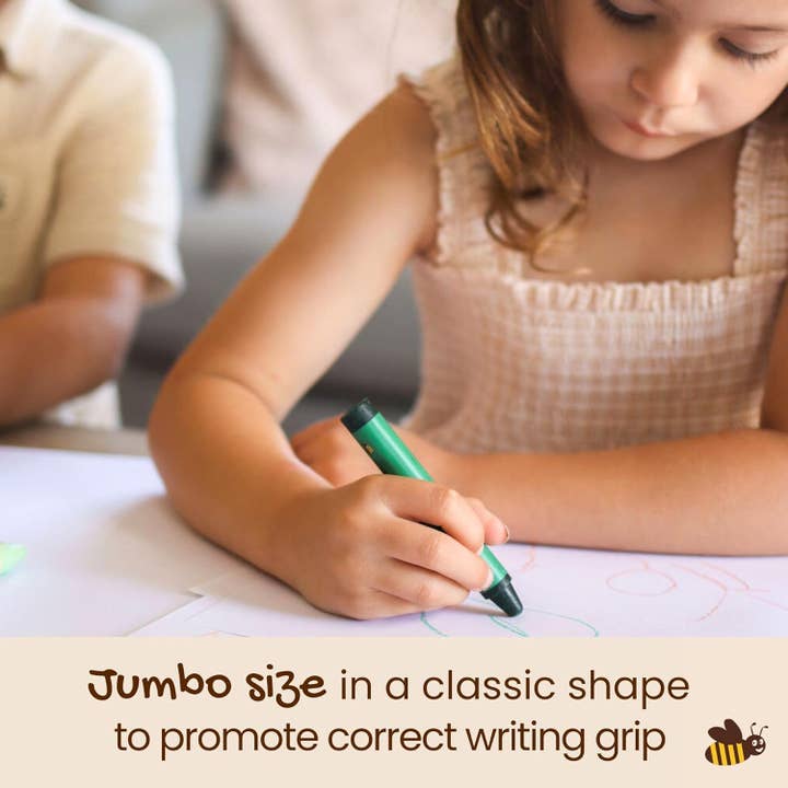 Honeysticks - Wholesale Crayons - Kids & Baby - Honeysticks Jumbo Crayons (24 Pk) - 100% Pure Beeswax Crayon