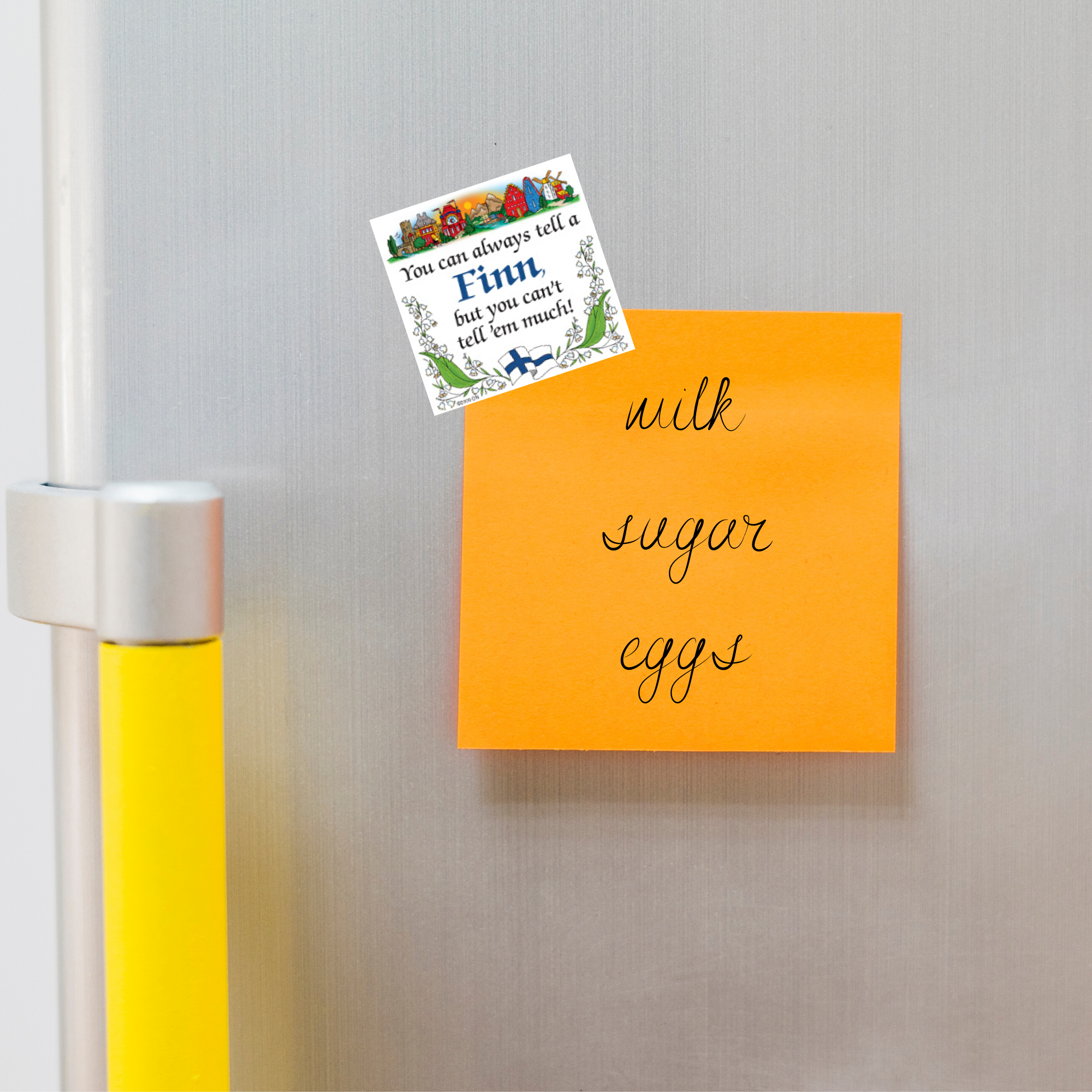 European Heritage Gifts - Vente Aimants - Tuile aimantée « Souvenirs finlandais » : Tell A Finn2