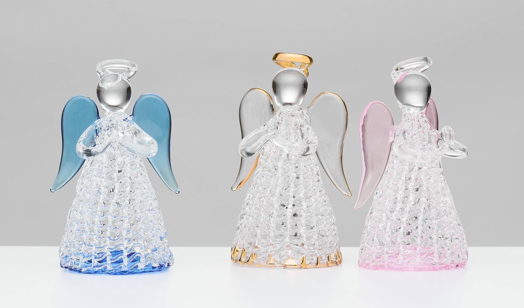 Sienna Glass - Wholesale Decorative Figurine - Keepsake Angel - Pink2