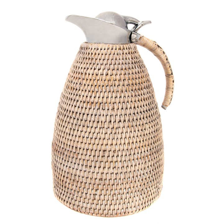 Artifacts Trading Company - Vente Carafe - Thermos Artifacts Rattan™ en acier inoxydable de 1,5 litre