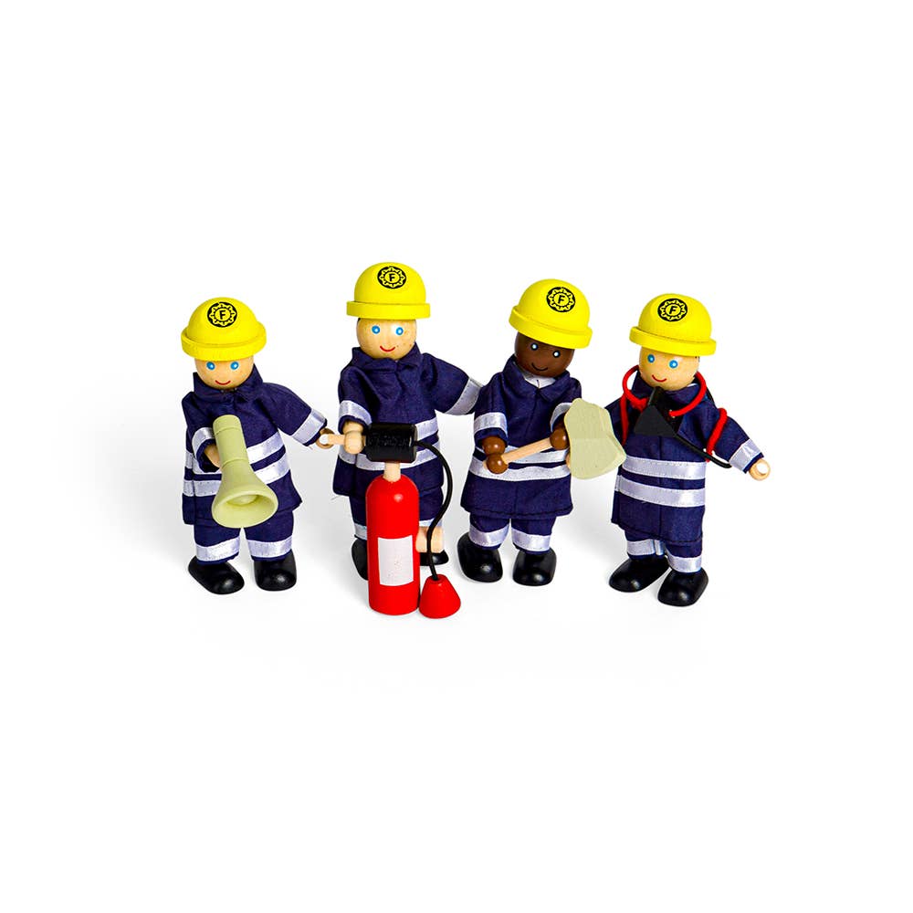 Bigjigs Toys - Wholesale Toy Set - Kids - Firefighters Set2