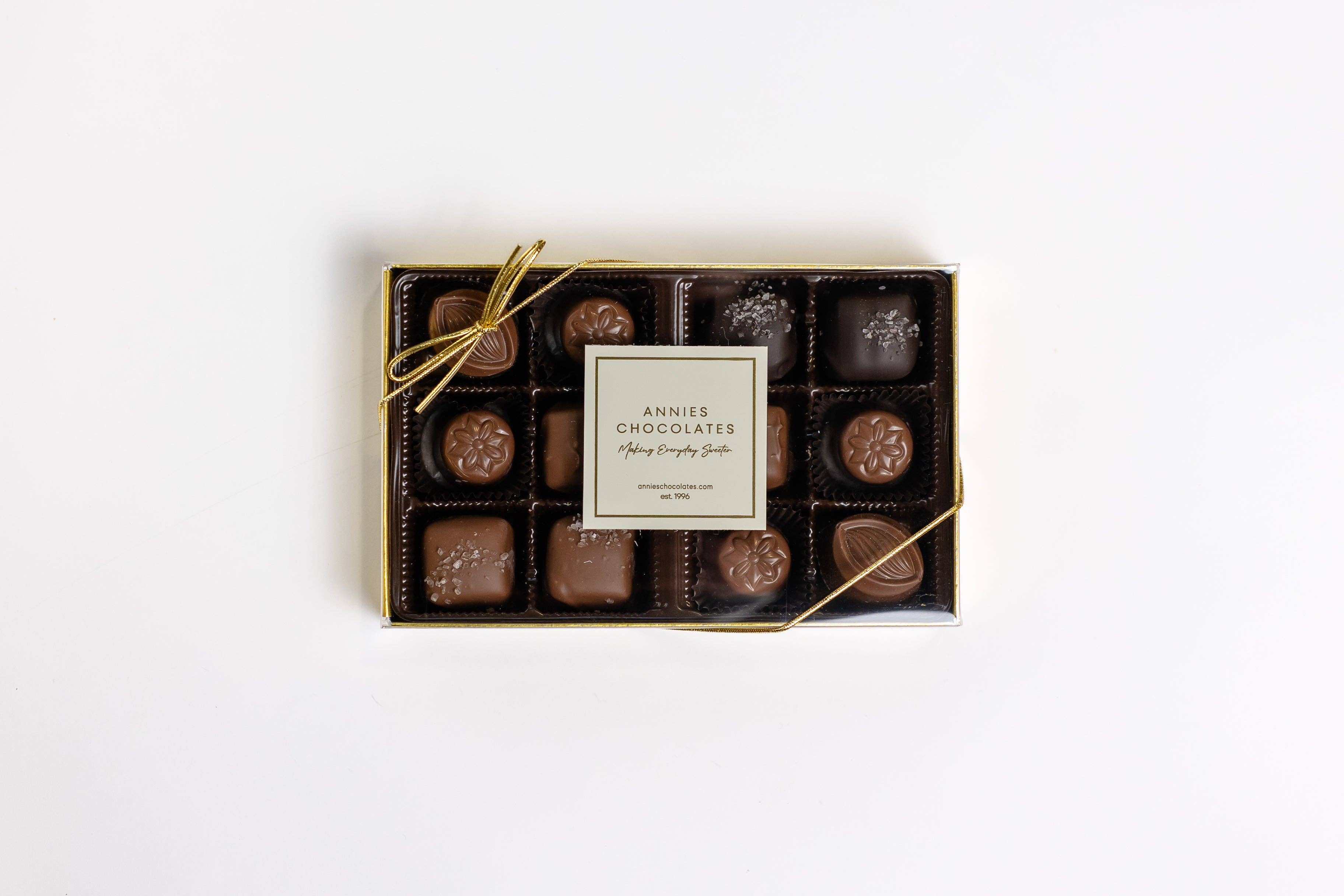 ANNIES CHOCOLATES - Wholesale Chocolate Box - Caramel Collection 12pc.0