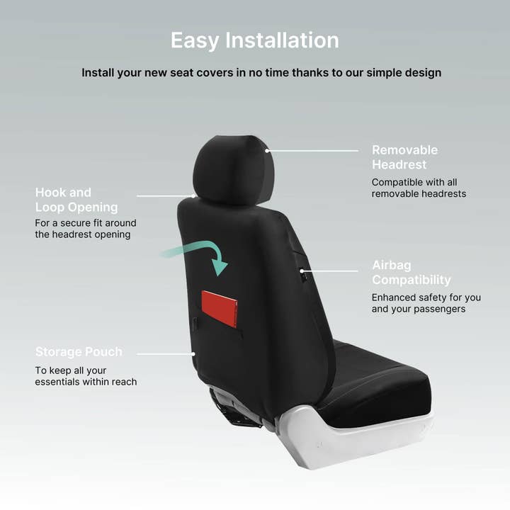 FH GROUP – wholesale Jacket – Women's – Premium PU Leather Seat Covers - Full Set Tan4