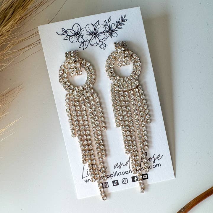 Brolagte Kvast Dingleøreringe for engroshandel hos Lilac and Rose