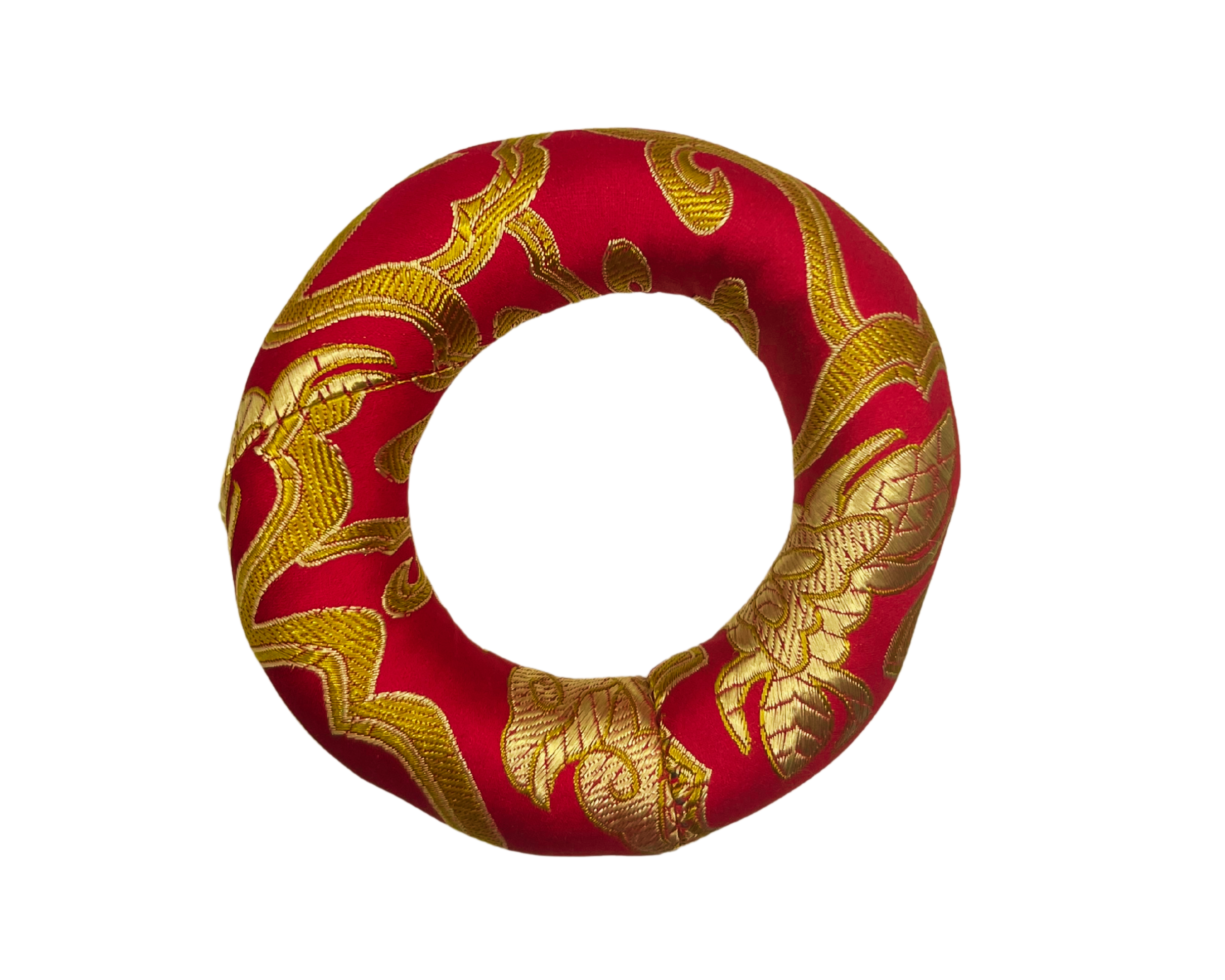 Tika - Wholesale Meditation Supplies - Silk Ring Cushion for Singing Bowl - Small6