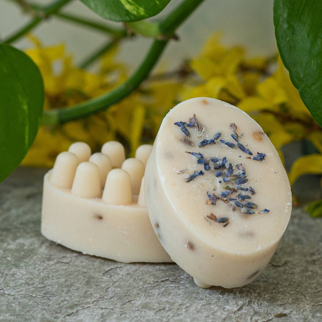 Arthousefern - Vente Pains de savon - Savon de massage à la lavande 100% naturel3