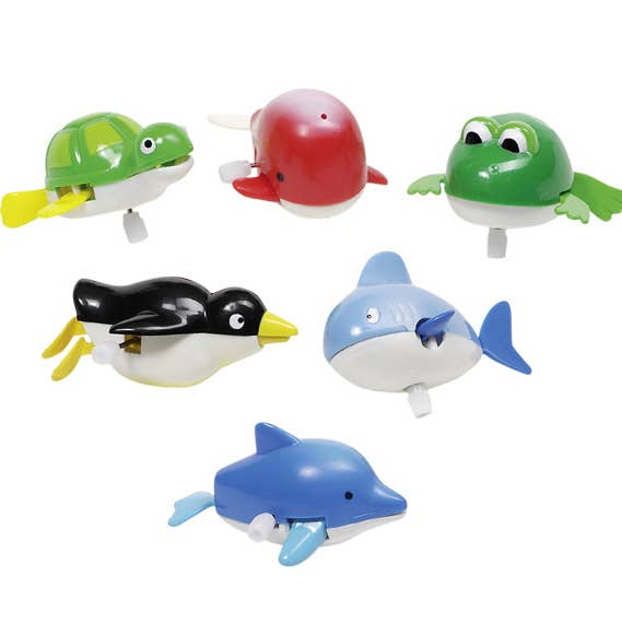 SWIMMING ANIMALS - Set of 24 pieces for wholesale by BASS&BASS