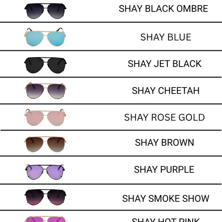 DAX Eyewear - Wholesale Sunglasses - Women's - SHAY - Women's Polarized Large Hair Friendly Aviator 5