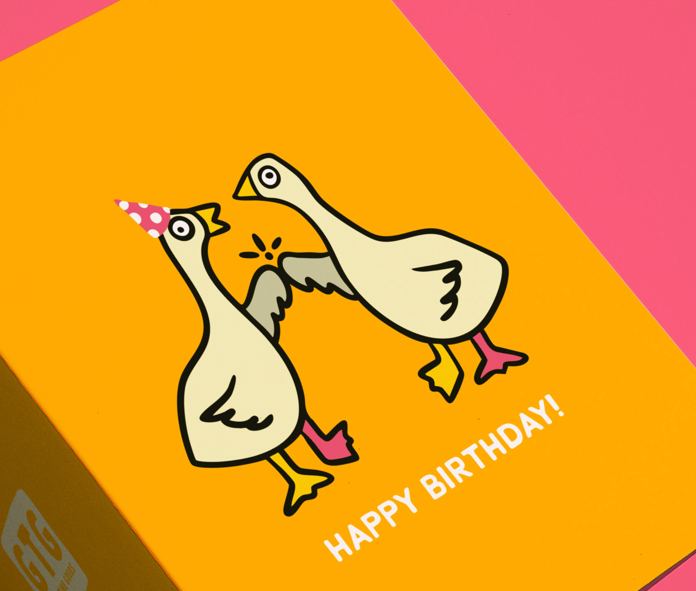 Good Time Goods - Wholesale Birthday Card - "Goose Bumps" Happy Birthday Card1