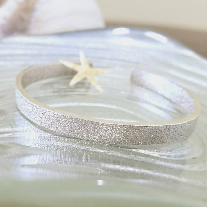 Pulseira de Areia - Bracelete de Prata Esterlina por atacado de Kuriosities