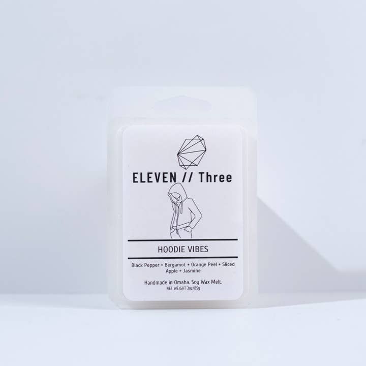 ELEVEN//Three - Wholesale Jar/Filled Candle - HOODIE VIBES