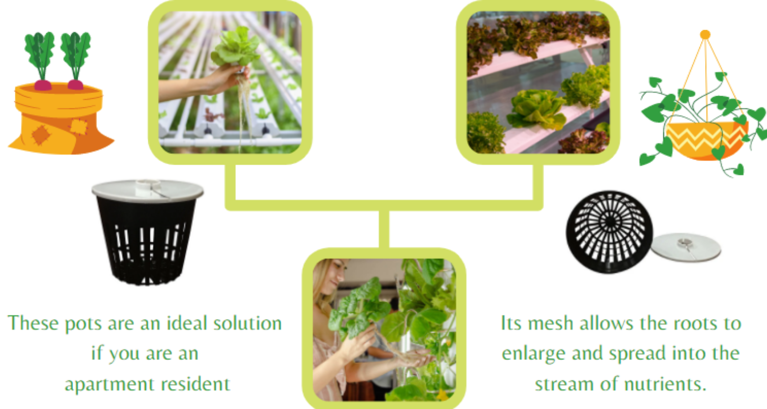 KP Kool Products – wholesale Plant pot – Net Pot 3 Inch with Lids Mesh Hydroponic Aeroponic Orchid Round (25 Pack)7