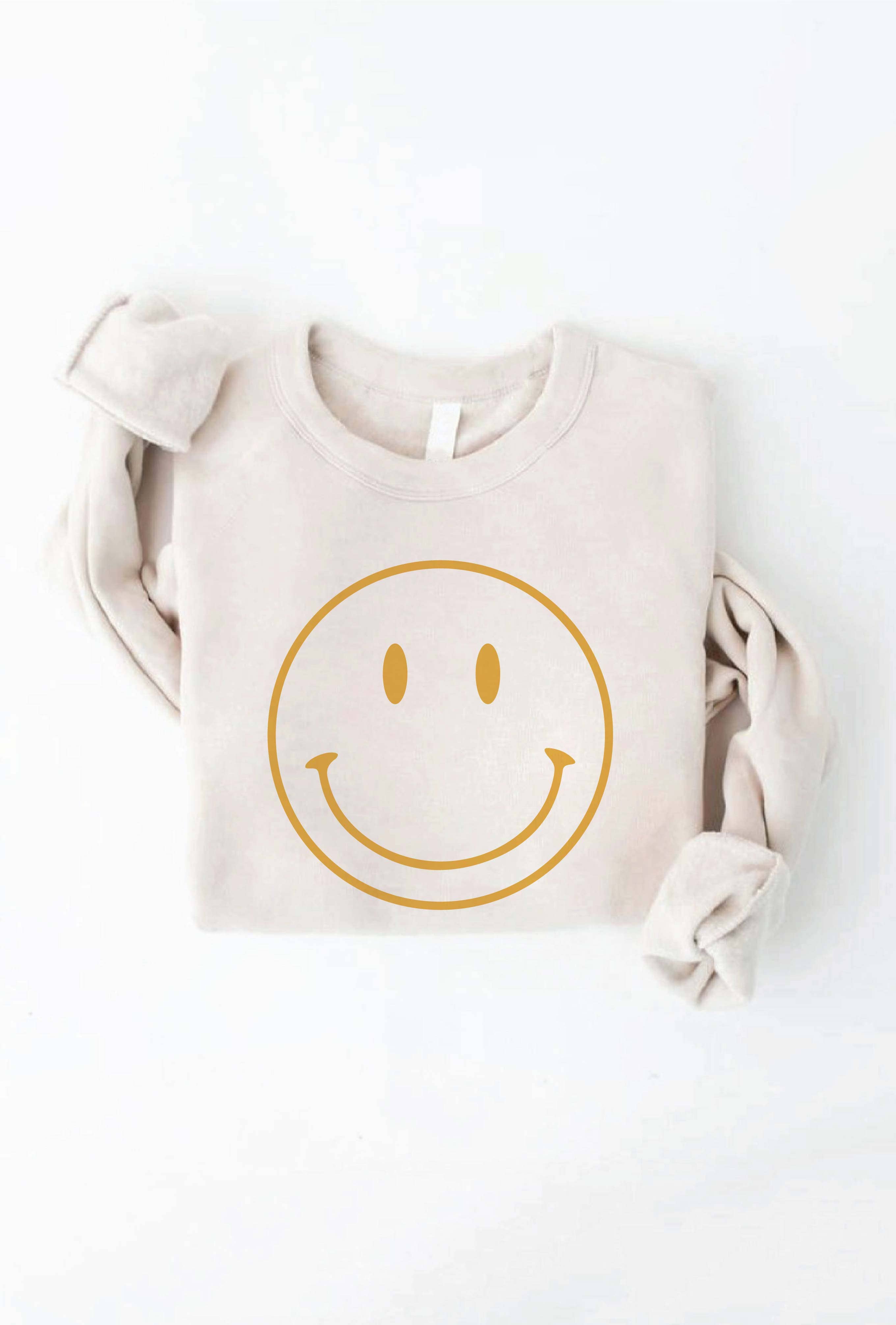 OAT COLLECTIVE - Vente Sweat-shirt à imprimés – femme - Sweat-shirt graphique SMILEY FACE14