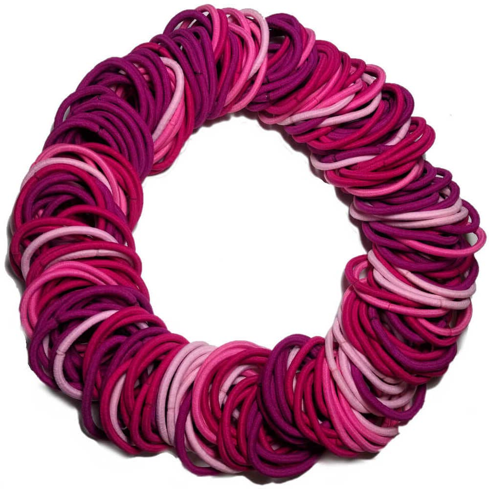 Threddies – wholesale Hair tie – Standard 4mm Ponytail Elastics // BULK PACK of 216 pieces8