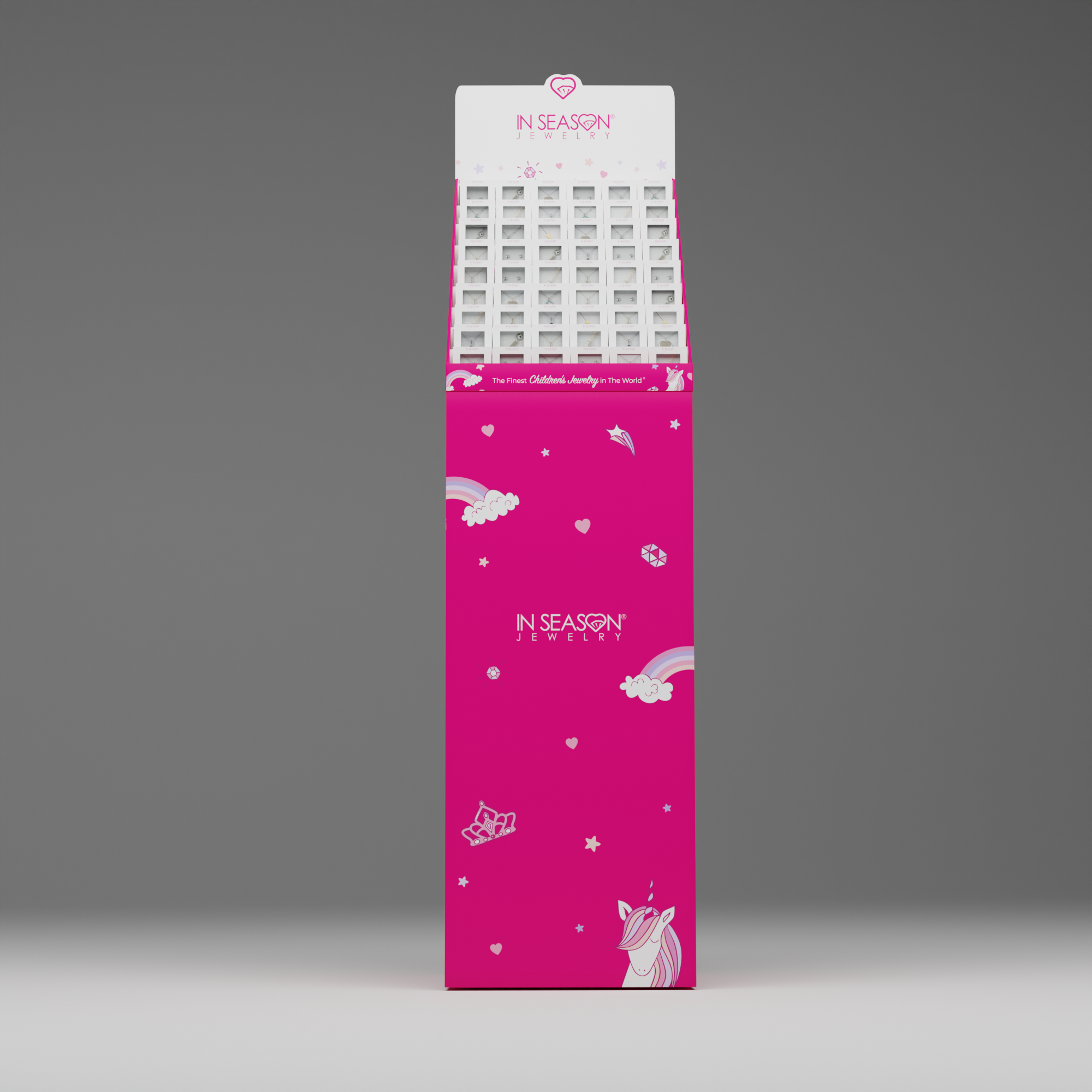 In Season Jewelry - Wholesale Retailer Display - Jewelry - Cardboard Pop Display With Stand1