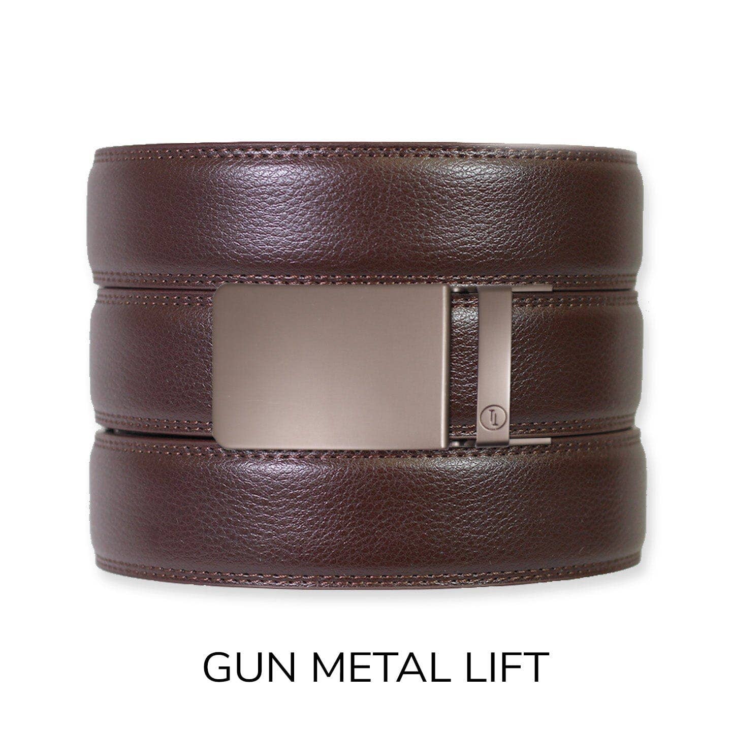 Tough Apparel - Vendita all'ingrosso Cintura - Uomo - Set cintura e fibbia Rachet in pelle Espresso14