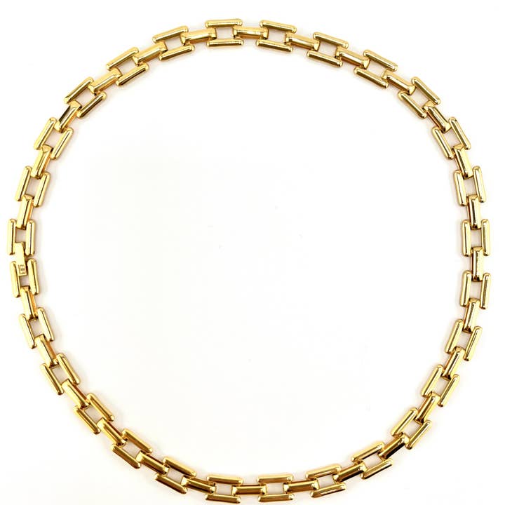 Bloo and Ro – Engroshandel Led/kæde halskæde – Sexy Babe Cuban Link Chain guld halskæde2