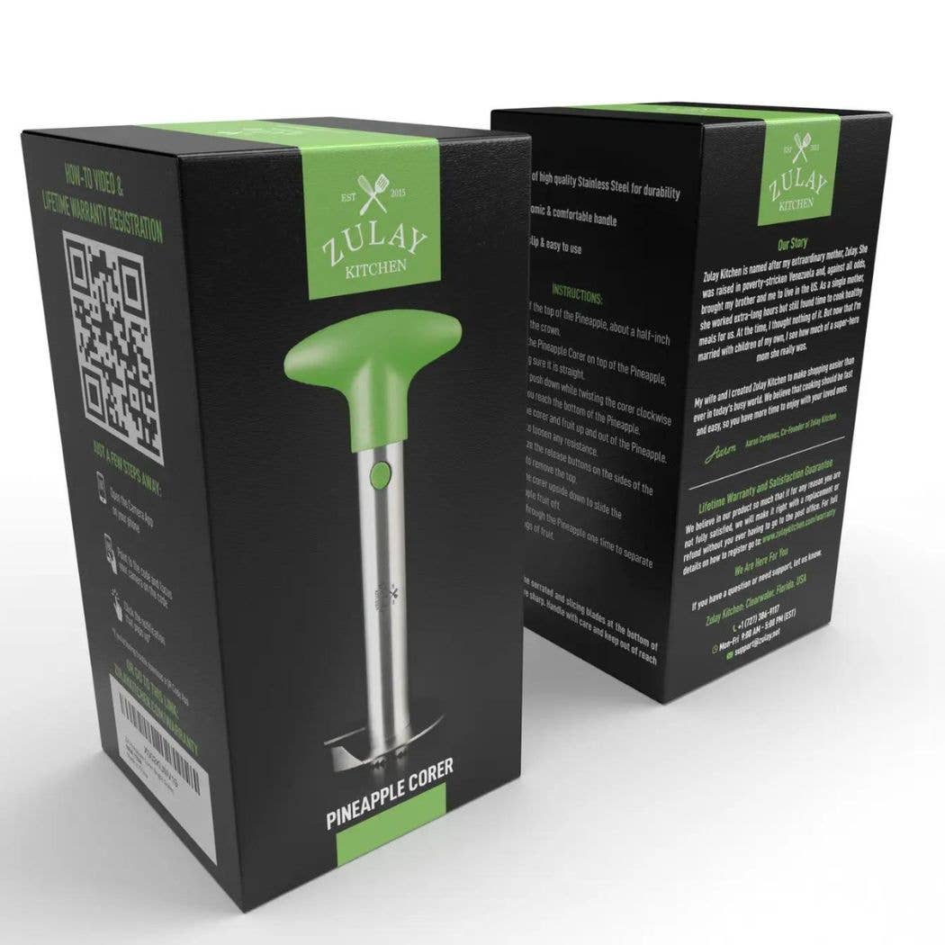 Zulay Kitchen – Engroshandel Køkkenredskab – Ananaskerner og skæreværktøj til nem fjernelse af kerne10