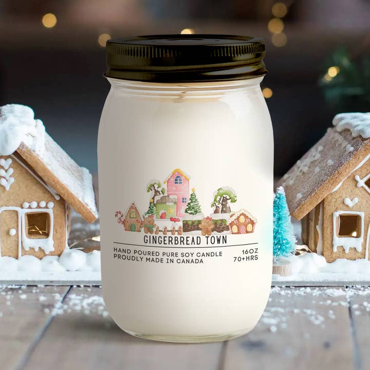 Ville de Gingerbread pour la vente par Serendipity Soy Candles