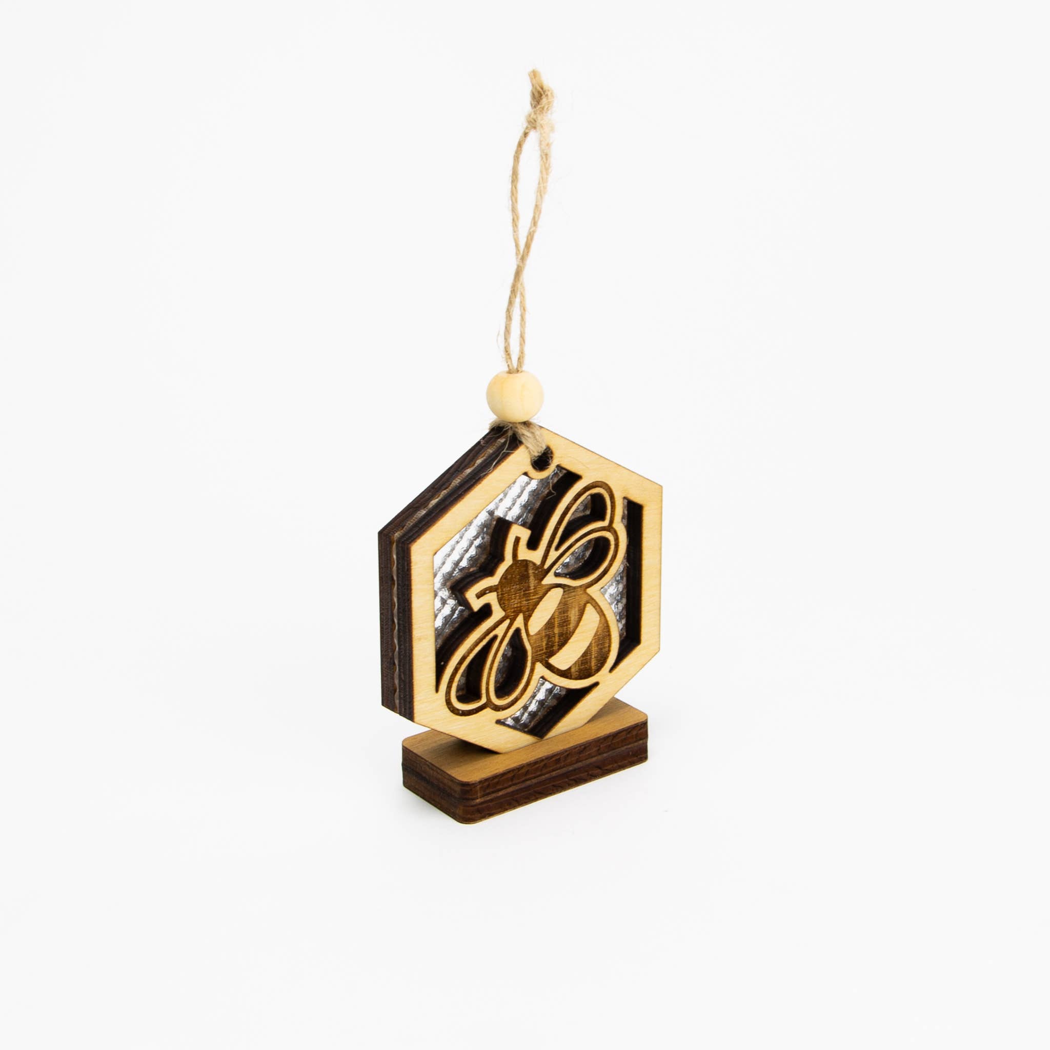 Beyond The Kerf - Wholesale Ornament - Honey Bee Ornament5