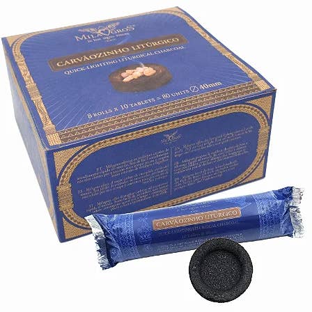 Milagros Quick-Light Charcoal Tablets for wholesale by Clero USA