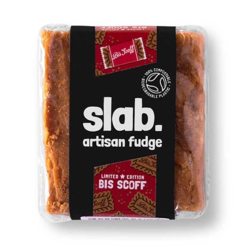Slab Artisan Fudge – wholesale Fudge – Bis Scoff Fudge Slab (Ltd Edition)