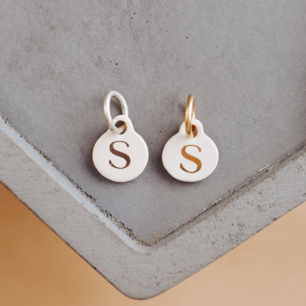 Bel Kai - Wholesale Individual Charm/Pendant - Ceramic Initial Charm19