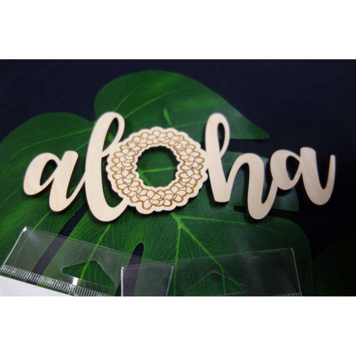 Pezzo decorativo Aloha Plumeria Lei per la vendita all'ingrosso da parte di Aloha Cuts