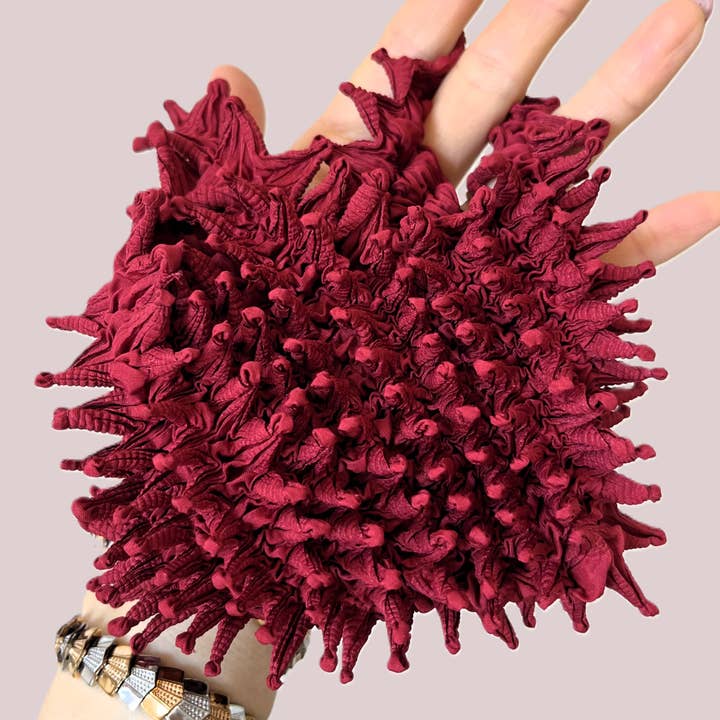 House of Shokunin - Wholesale Grocery/shopping bag - Japanese Shibori Expandable bag Stretchy Washable Bag Party Favor Bag, Reusable Grocery Bag Shrinkable Bag, Stretchy Bag Organizer Insert Mini Purse  17