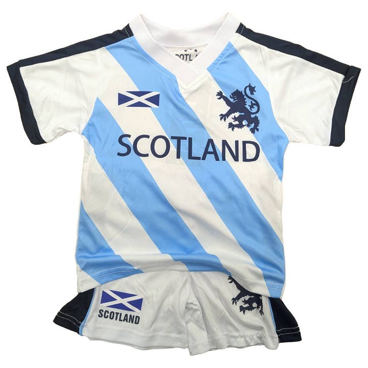 New Kids Blue Scotland Football Kit for wholesale by MANAV