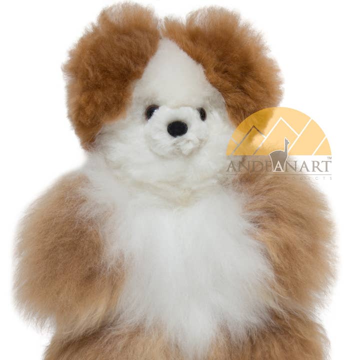 AndeanArt - Wholesale Stuffed/plush toy – Kids & baby - Mini 9.5" (fur to fur) - 7" (hide to hide) Alpaca Teddy Bear0