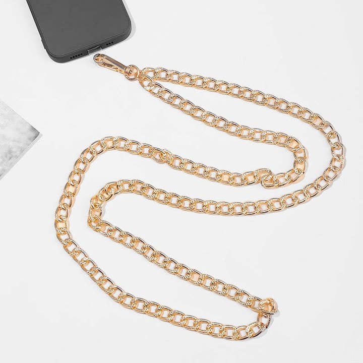 Chaîne à cordon brillante pour téléphone pour la vente par A-Typical Jewelry