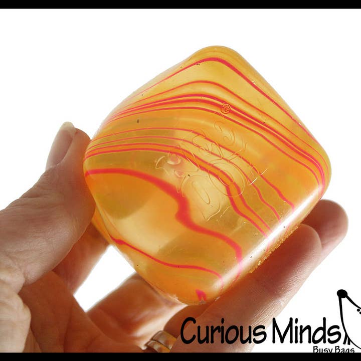 Curious Minds Toys – wholesale Squishy toy – Kids & Baby – 1 Swirl NeeDoh Nice Cube Ice Sugar Ball - Thick Glue/Gel