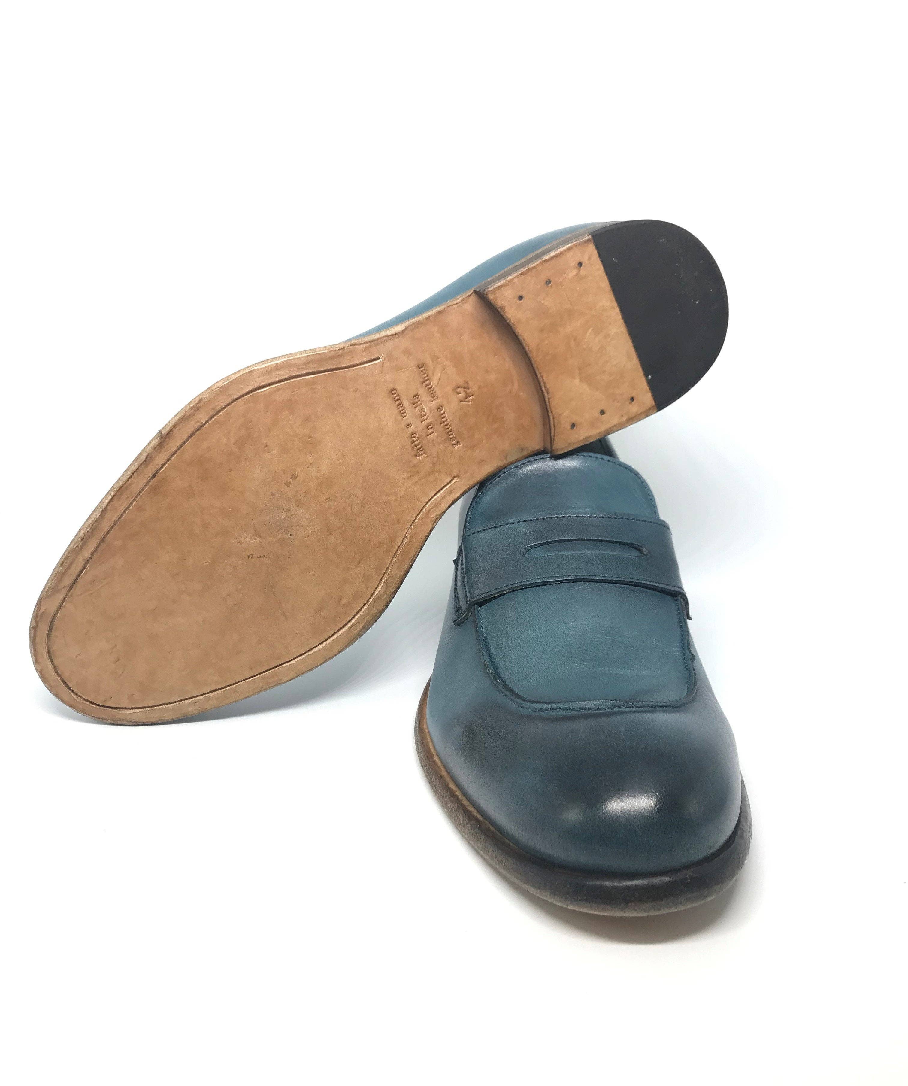 Caponi – Großhandel Loafer – Herren – Mokassin Naples aus echtem Leder1