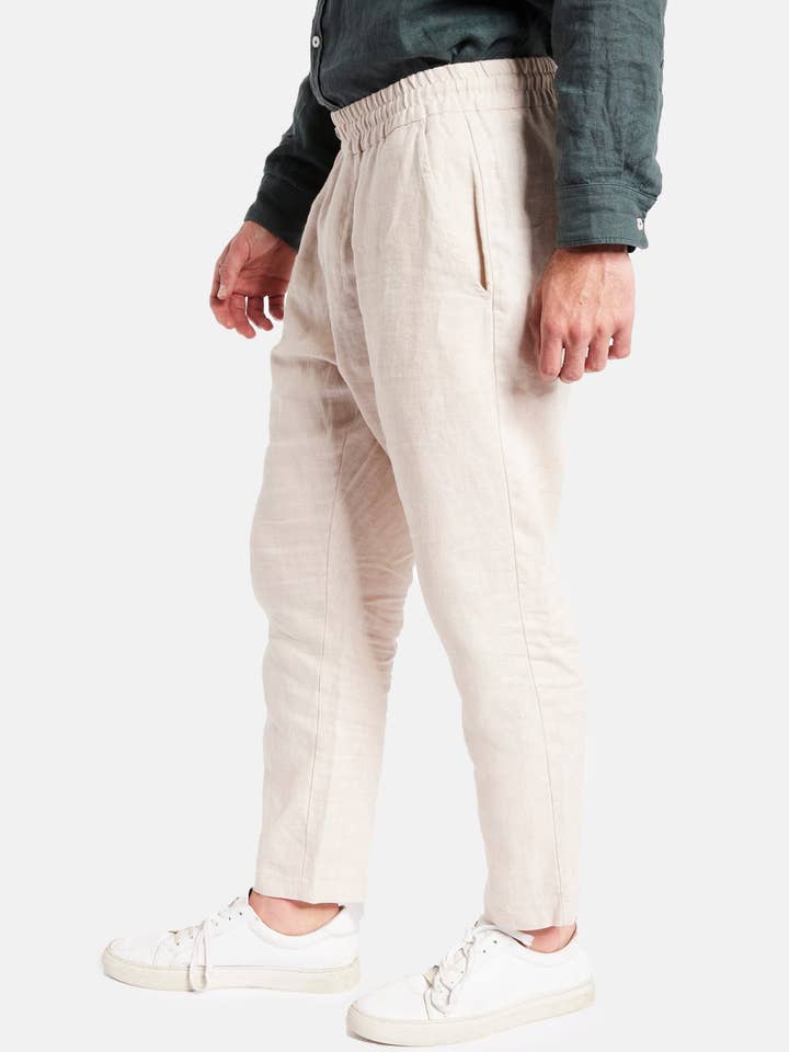 essential linen pants for wholesale by PANGU