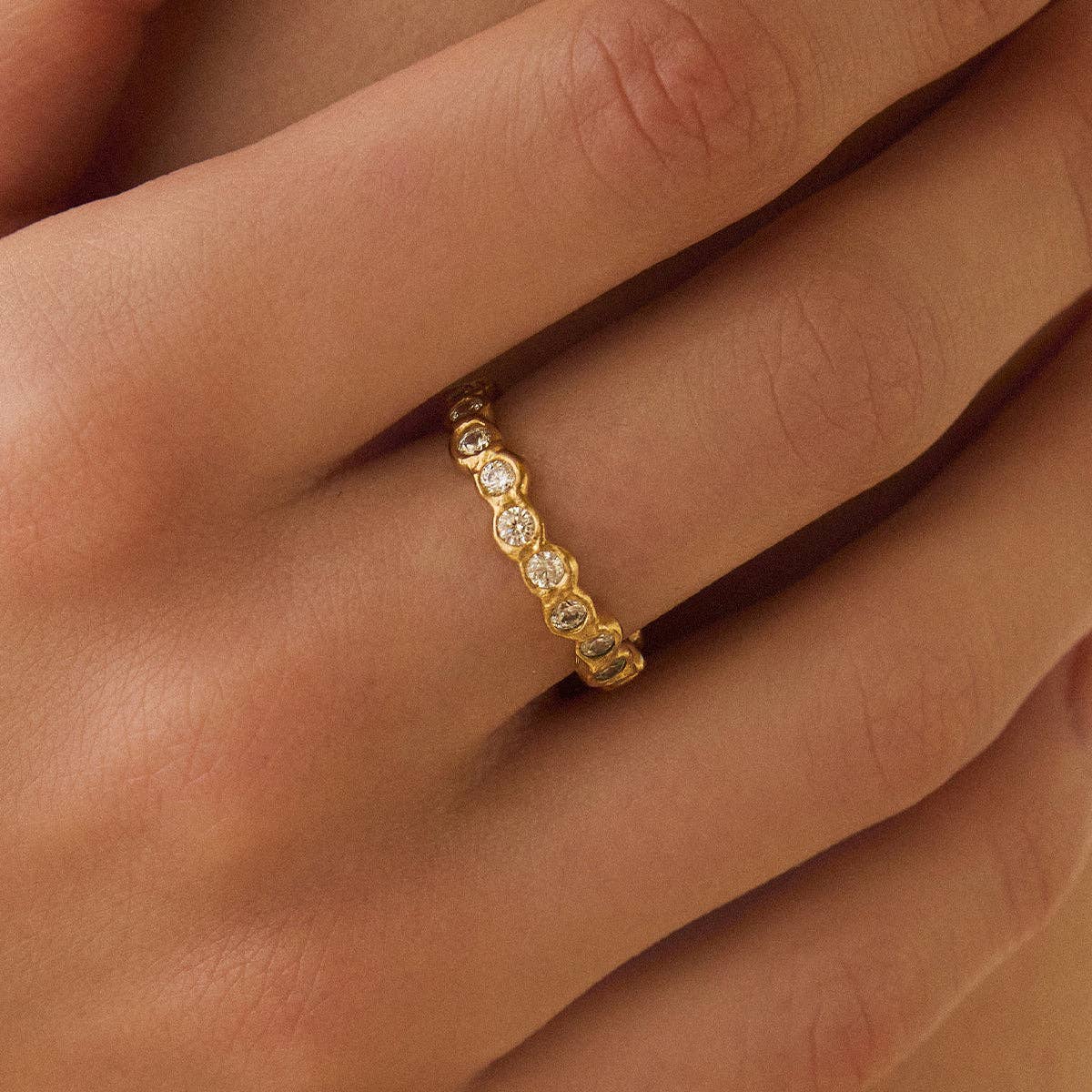 Agapée Jewelry - Wholesale Multi-Stone Ring - Amélia II Ring | Jewelry Gold Gift Waterproof1