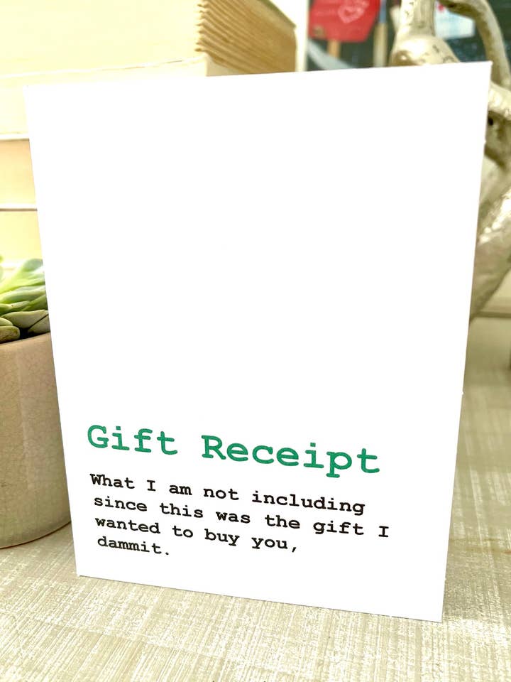 Humorvolle Weihnachts-Grußkarte für den Großhandel von Bad Cards Boutique