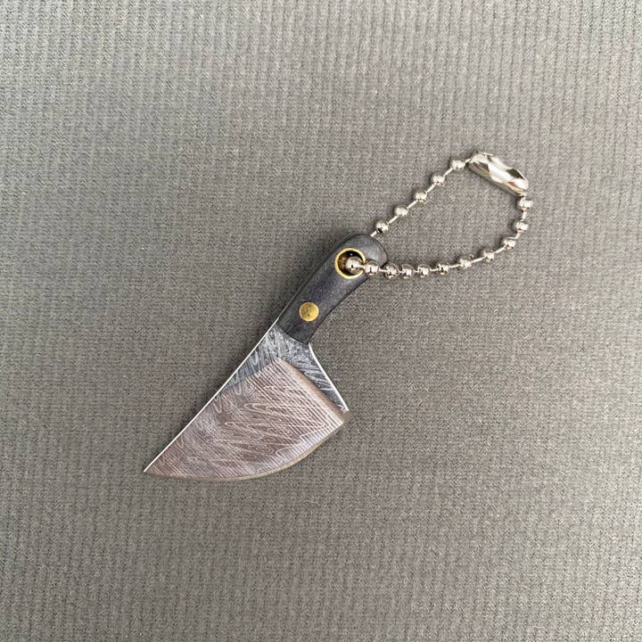 Mio Queena - Wholesale Pocket Knife/Holder - Black Wooden Handle Mini Stainless Steel Knife with Cover2