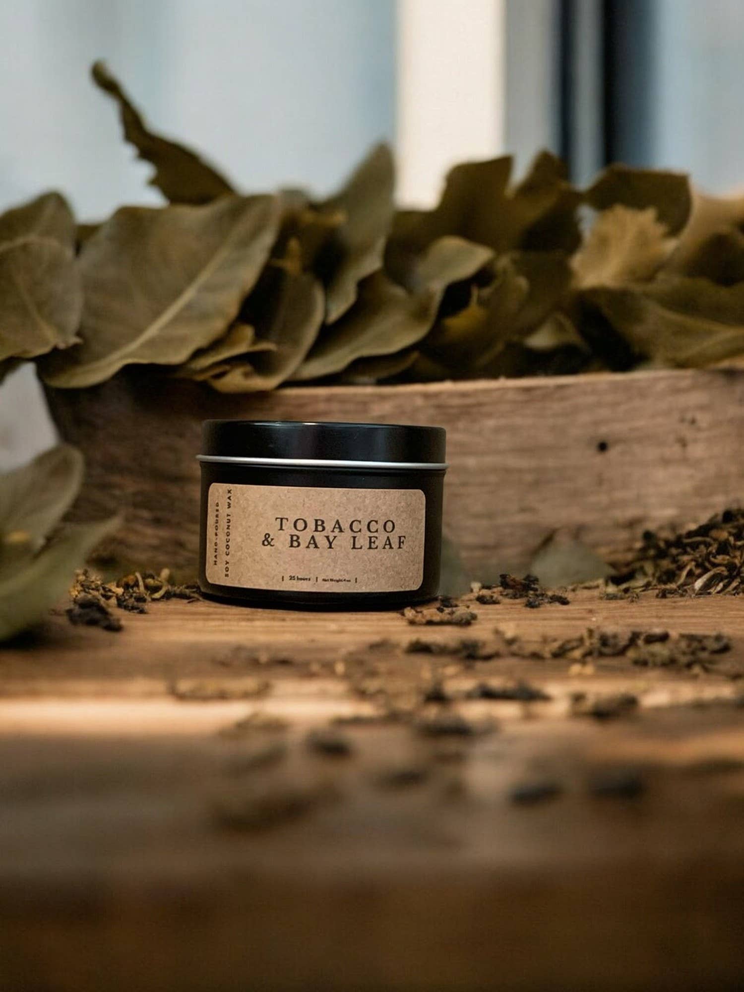 Wisconsin Candle Company – Vela em jarro/copo por atacado – Tabaco e folha de louro2