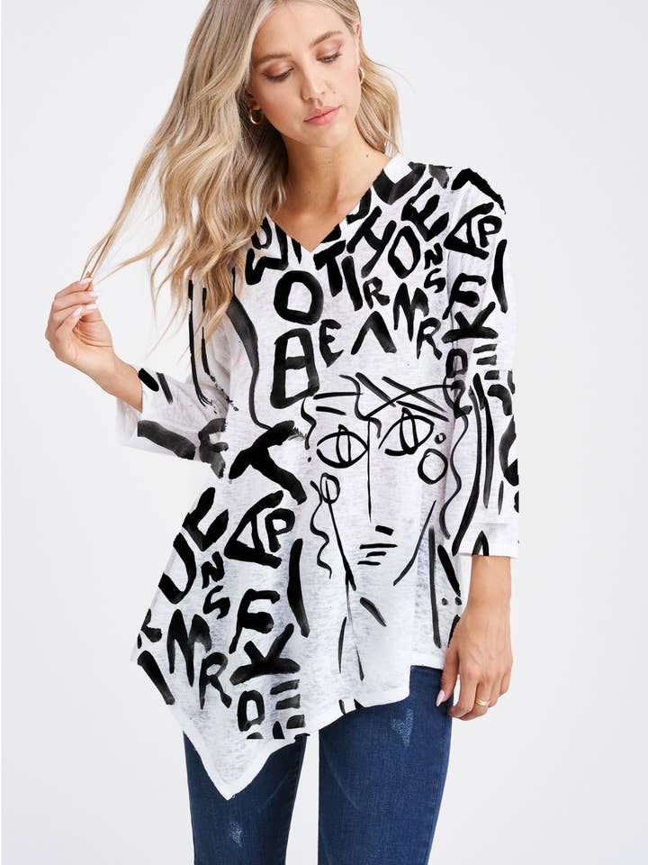 M08 MOON Tunic for wholesale by ET'LOIS