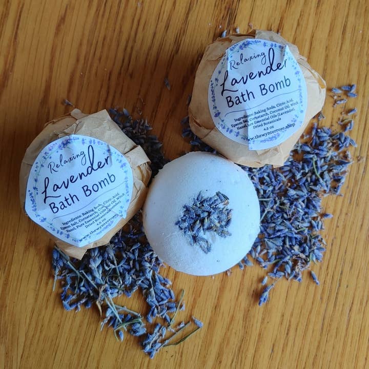 The Wynter Rose - Wholesale Bath Bomb/Fizz - Relaxing Lavender Bath Bomb