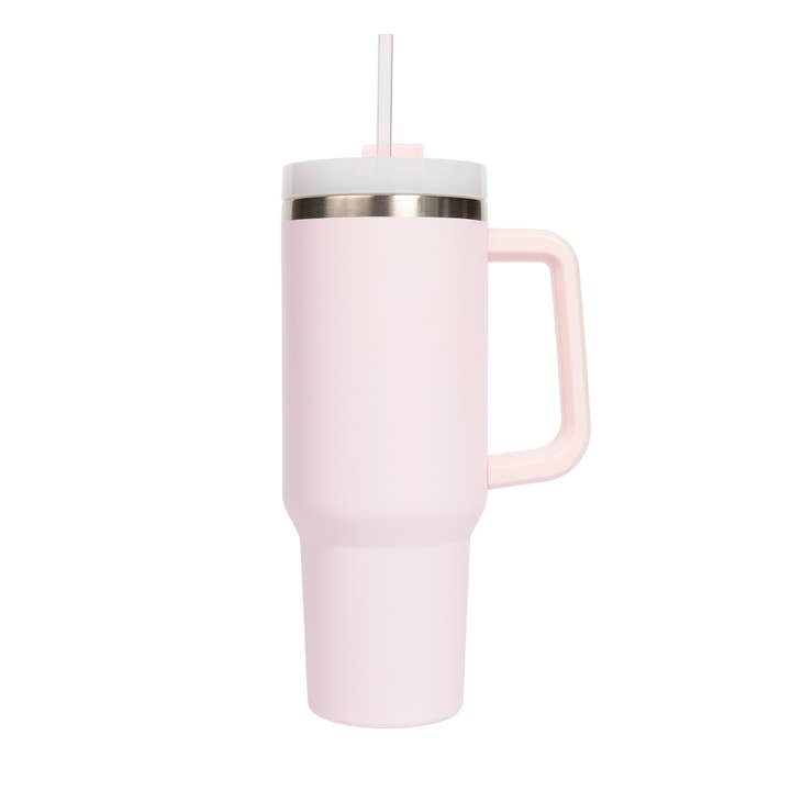 Sweet Water Decor - Wholesale Insulated Mug/Tumbler - Blush Pink 40 oz Travel Tumbler - Home Decor & Gifts