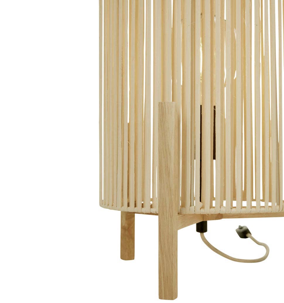NHP International - Wholesale Accent/Desk Lamp - Rattan 'Nine' table lamps and/or floor lamps2