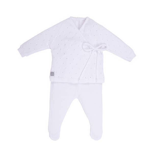 100% Cotton White Air Baby Set for wholesale by Minutus