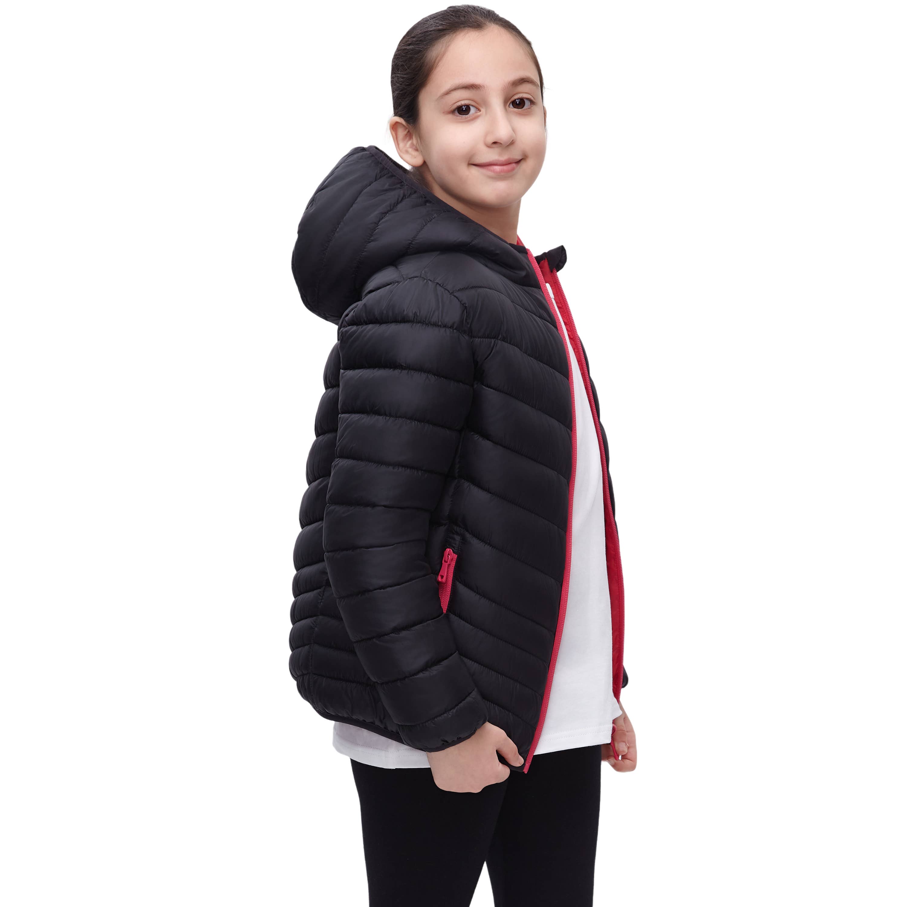 Rokka & Rolla - Wholesale Puffer Jacket - Kids - Girls' Reversible Light Puffer Jacket Coat30