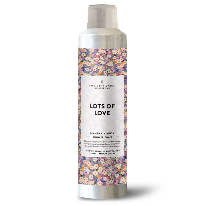 The Gift Label - Wholesale Body Wash/Shower Gel - Shower Foam 200ml V3 - Lots Of Love SS25