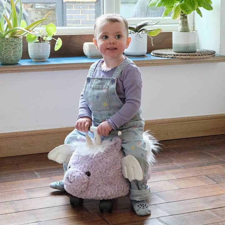 Prince Lionheart - Wholesale Inflatable Toy - Kids & Baby - Prince Lionheart Hairies Ride-On Inflatable Toy - Fun and Safe Bouncy Ride for Kids - Unicorn: Magic